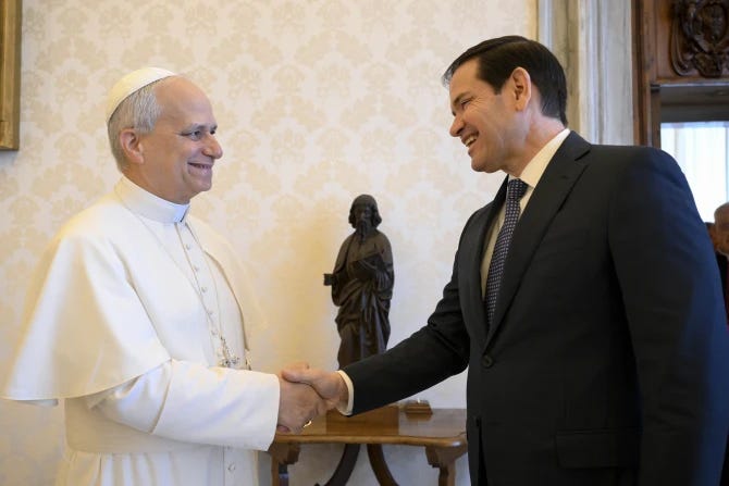 Pope Leo XIV Marco Rubio Pope Leo XIV Marco Rubio