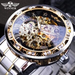 winner transparent hottest luxury mens watches