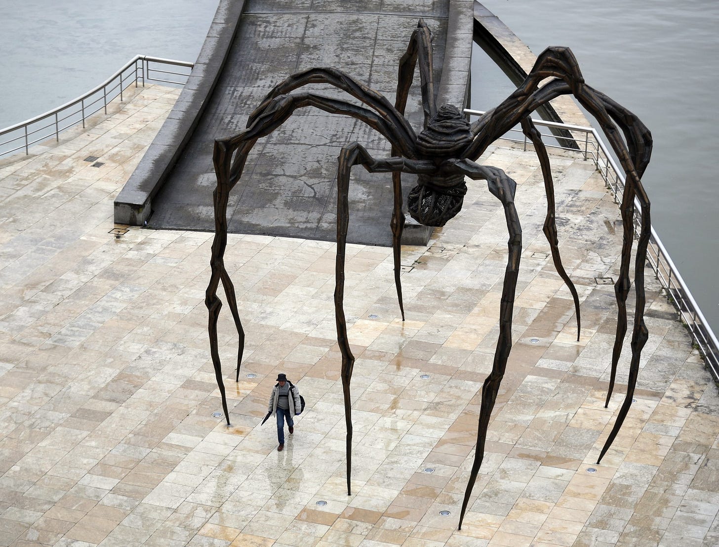 An edition of Louise Bourgeois's 'Maman' at the Guggenheim Museum in Bilbao, Spain