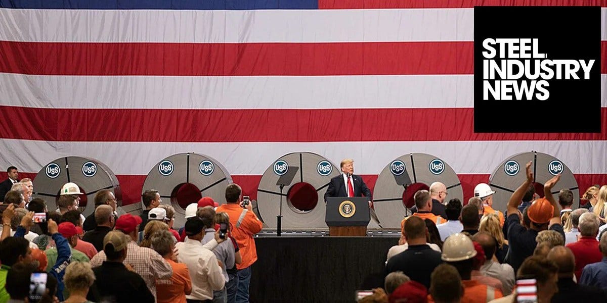 President Donald J. Trump delivers remarks on trade and celebrates the recently reopened Granite City Works steel plant July 26, 2018 | Photo Credit: Official White House Photo by Shealah Craighead