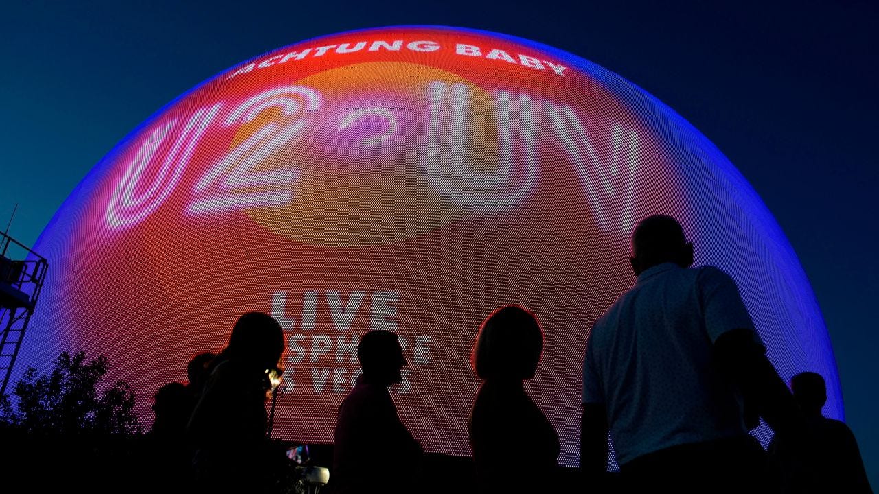 Las Vegas' Sphere venue debuted this weekend with concerts by U2. Here's  what it was like | CNN