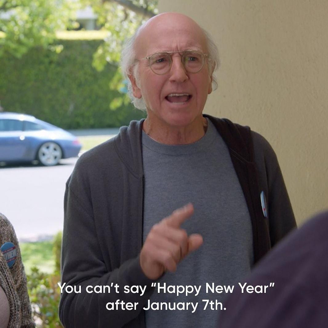 Too late for Happy New Years, cut off was yesterday. : r/curb