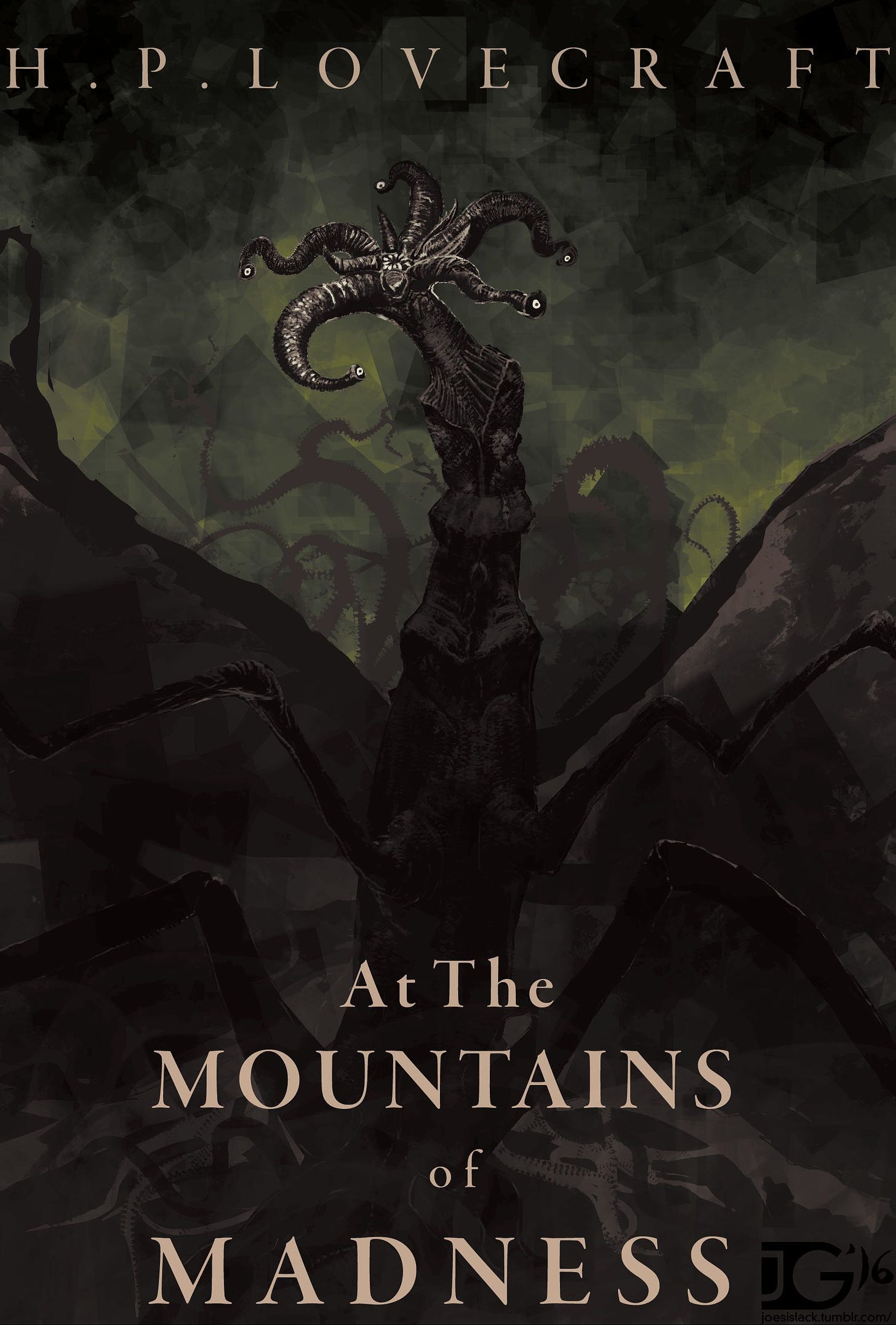 At The Mountains Of Madness Book Cover, Joe Grabenstetter | Lovecraft ...