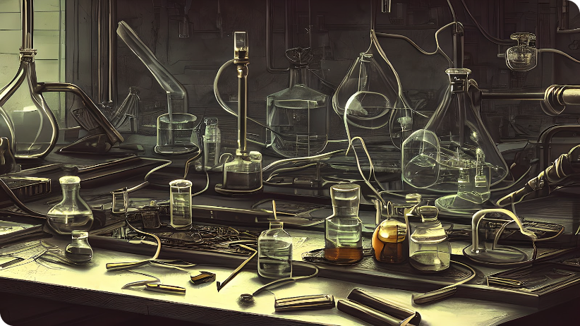 Picture of chemistry laboratory.