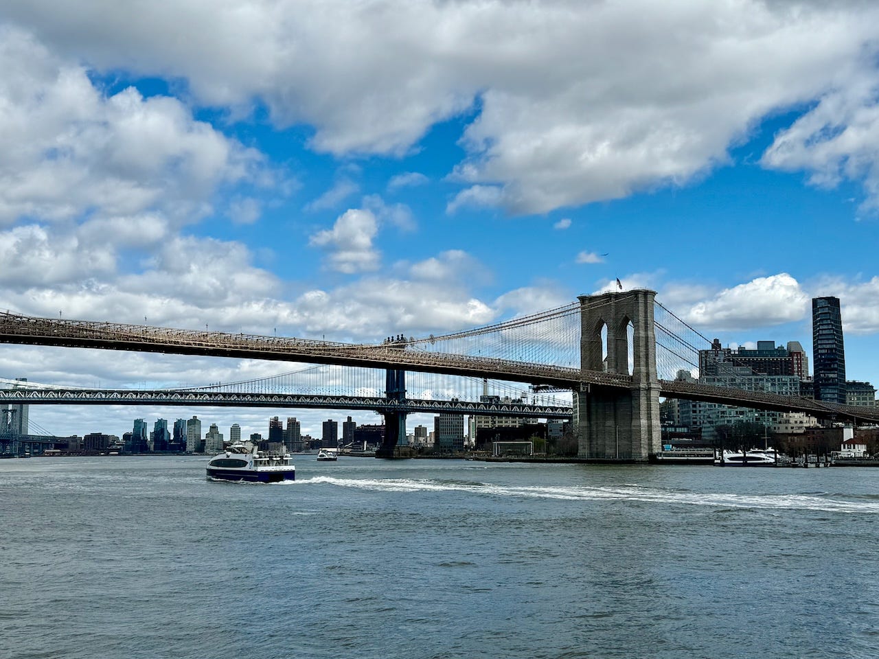 The world has changed all around us, but the Brooklyn Bridge still stands (Photo: Oliver Bouchard)
