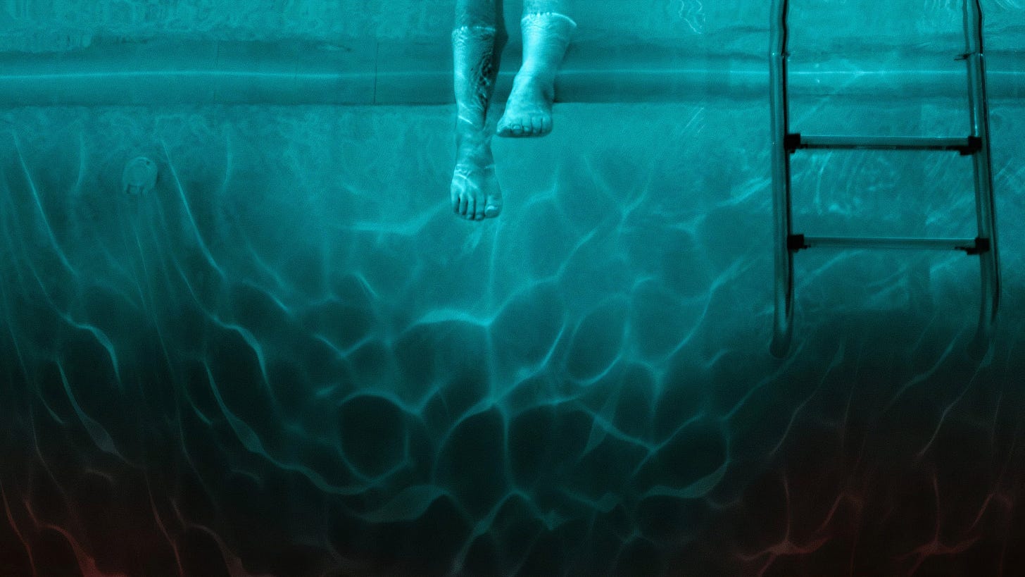 night swim horror movie review swimming pool 2024 movie review USA