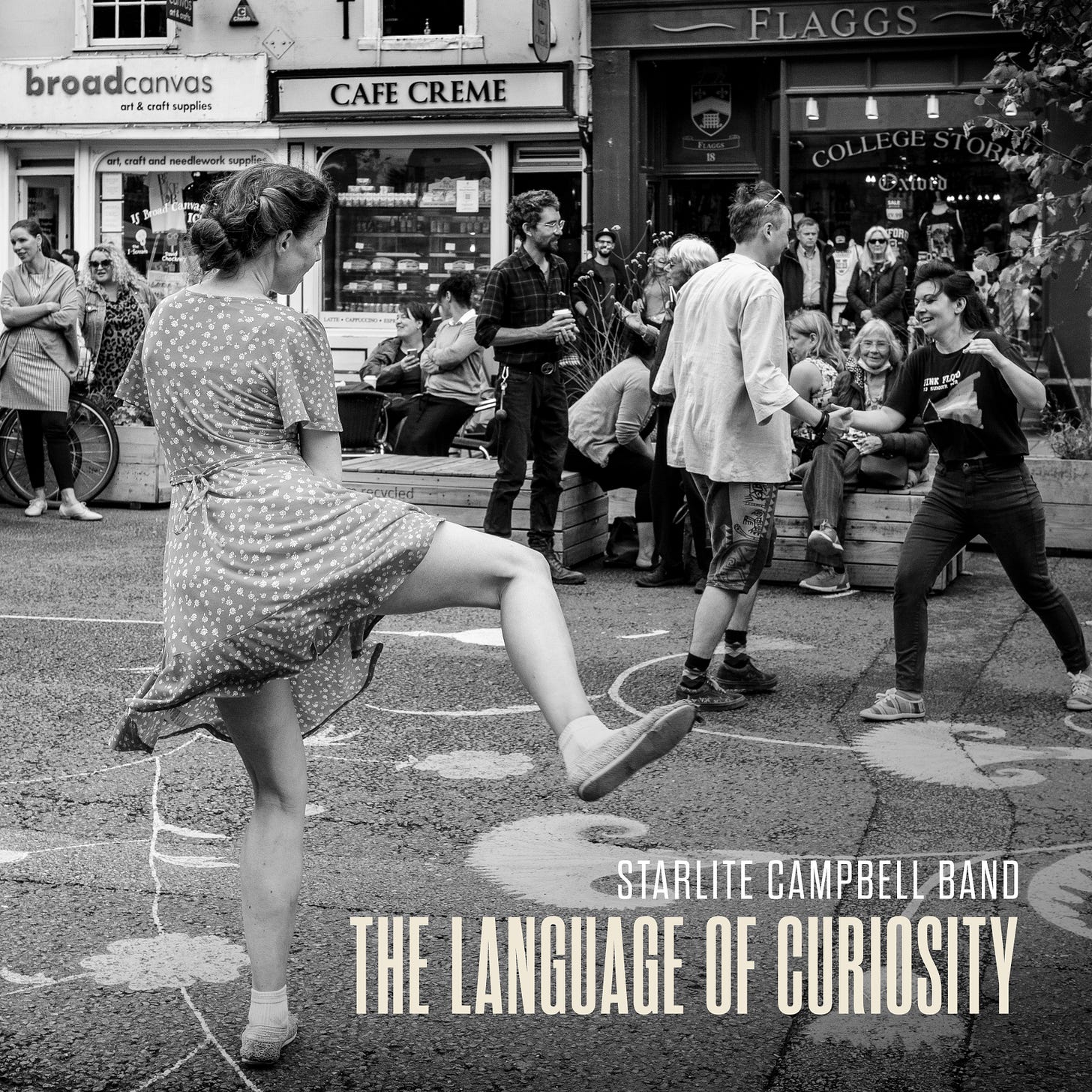 Album cover for 'The Language of Curiosity'. Photo by Stuart Bebb of Oxford Camera