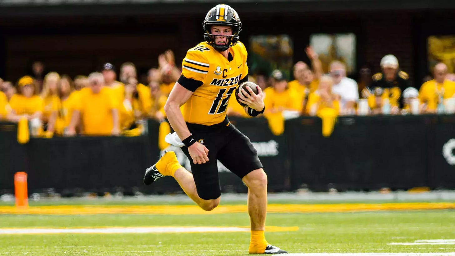 Brady Cook - Football - University of Missouri Athletics