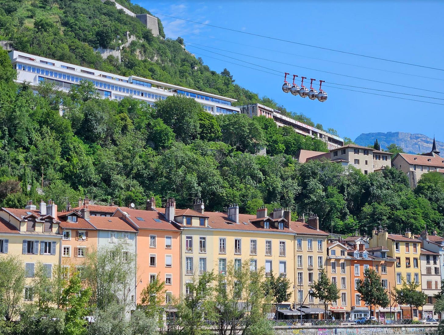 A real photo of Grenoble (not generated by Midjourney).