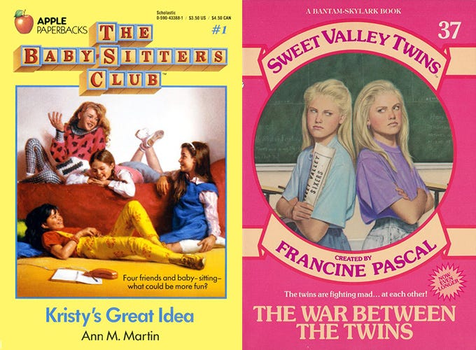 baby-sitters club sweet valley twins  | rmrk*st | Remarkist Magazine