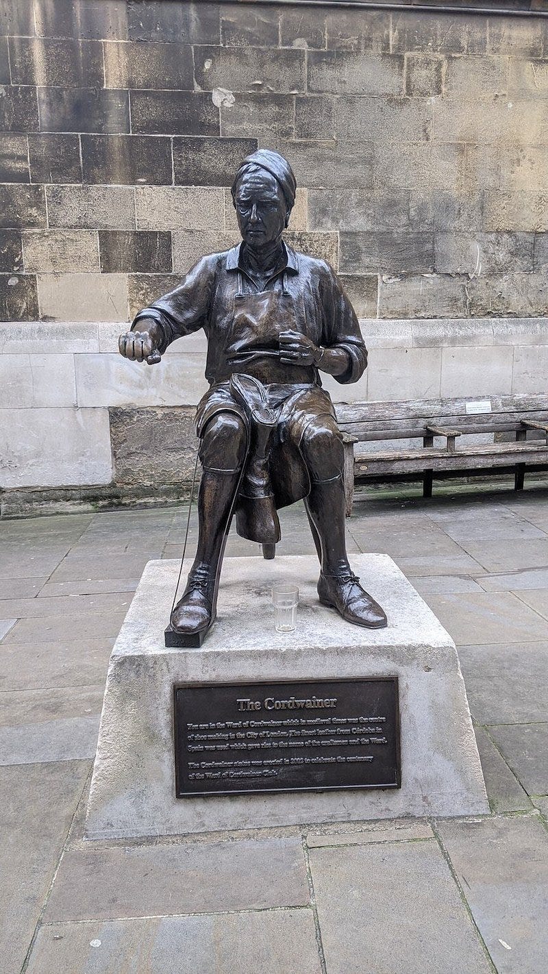 The Cordwainer Statue