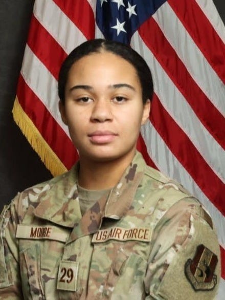 Ava Moore, who was accepted into the Air Force Academy, was killed less than a week after graduating from the Academy's Prep School. Ava Moore, who was accepted into the Air Force Academy, was killed less than a week after graduating from the Academy's Prep School.