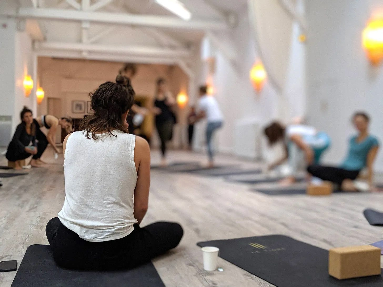 Katonah Yoga session at Le Tigre in Paris, France