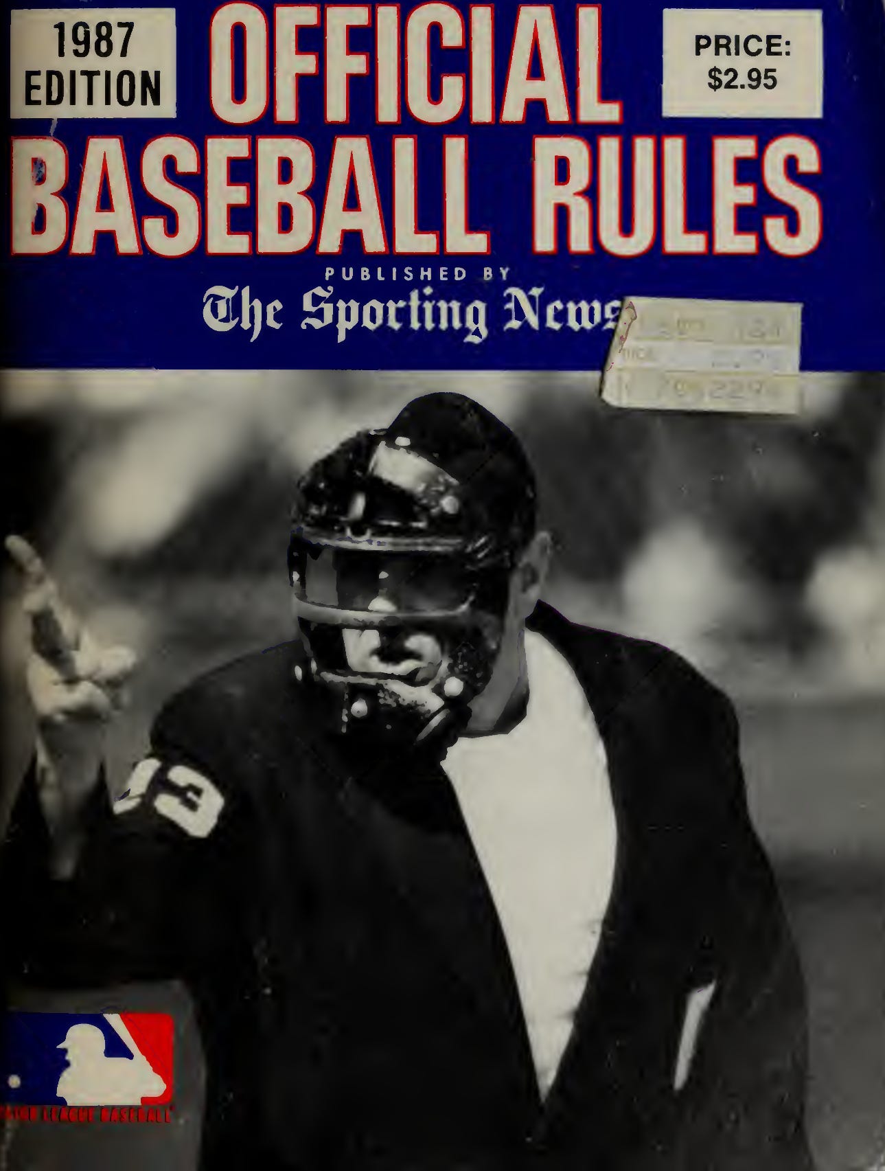 1987 Official Baseball Rules The Sporting News