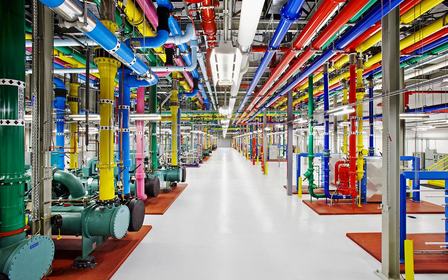 Un petit tour en photo dans les data centers de Google