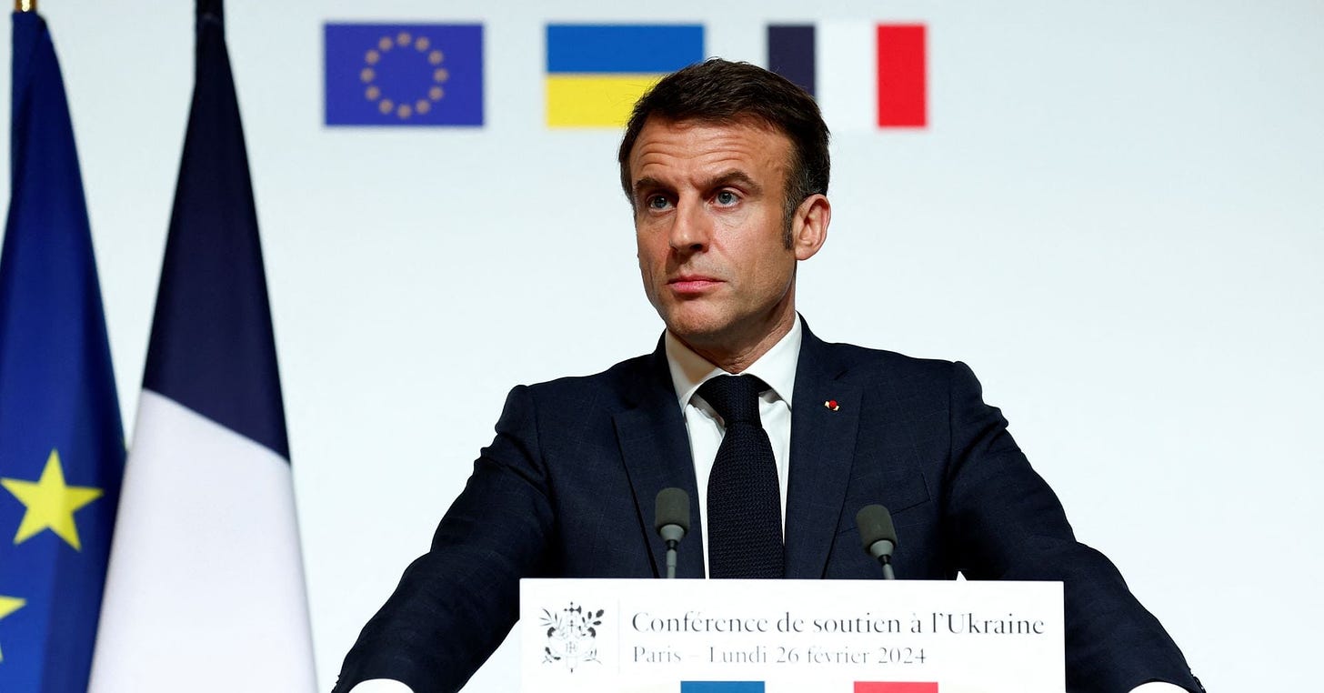 France's Macron does not rule out Europeans sending troops to Ukraine |  Reuters