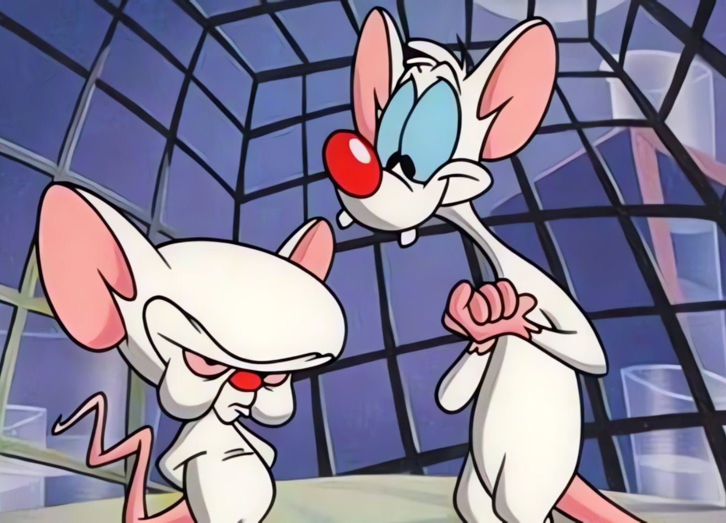 "Pinky e Cérebro", desenho de 1993 - Reprodução/ Warner Bros.