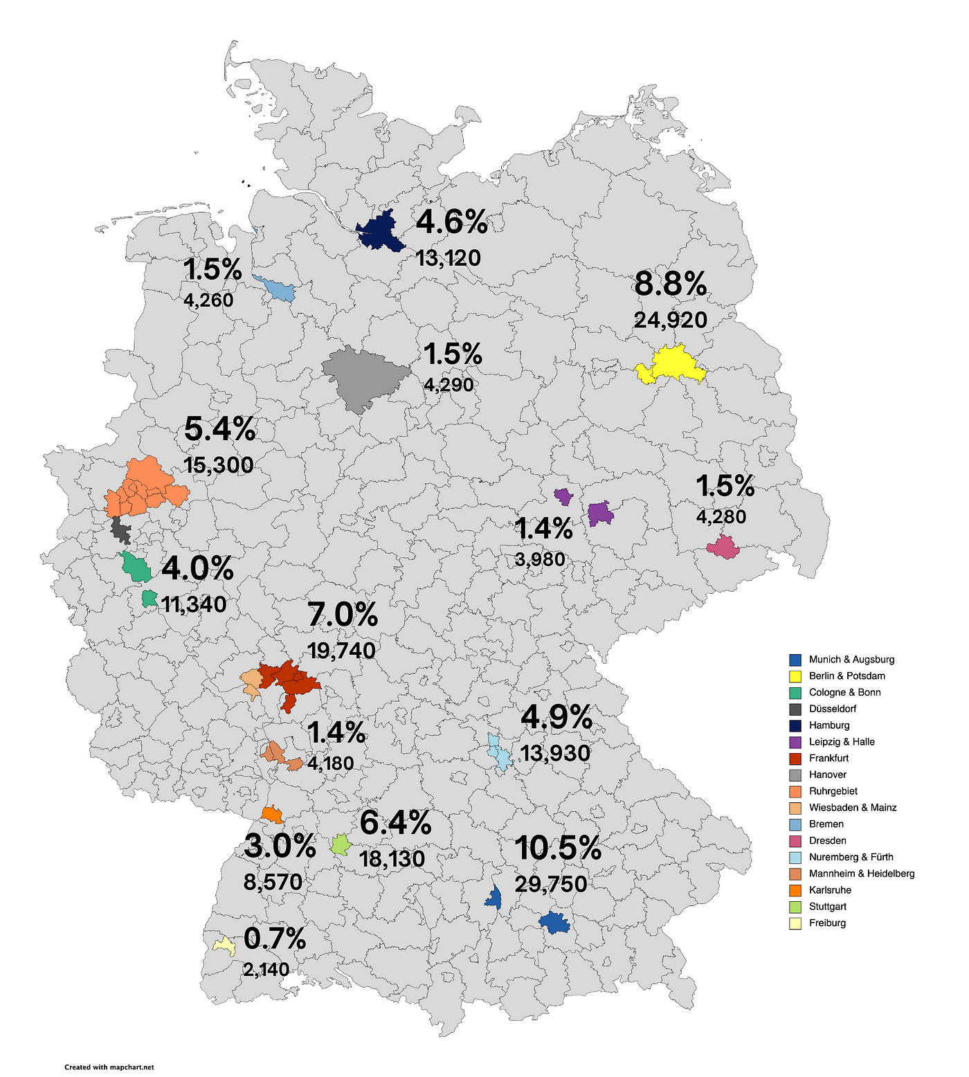 Developer insights: where are the software developers in Germany? — 2021 | by Franziska Hauck - tech (people) {code} | Medium Developer insights: where are the software developers in Germany? — 2021 | by Franziska Hauck - tech (people) {code} | Medium