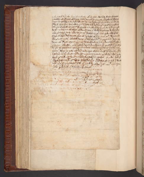 Copy of a letter from Lady Elizabeth Compton, afterwards Countess of Northampton, to her husband, Harley MS 7003, f.158v (pen & ink on paper) by English School
