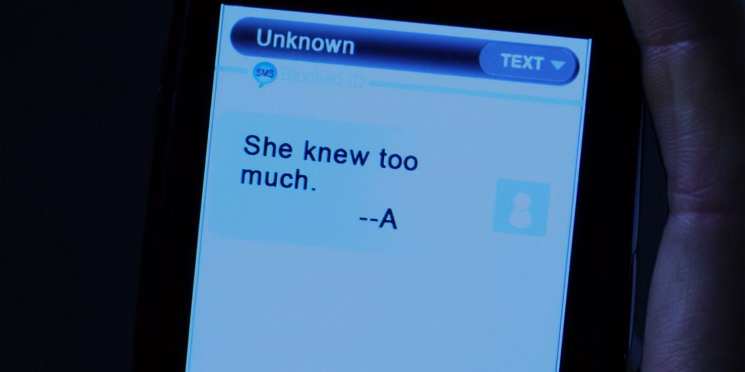 The 79 Craziest Messages A Ever Sent the Pretty Little Liars