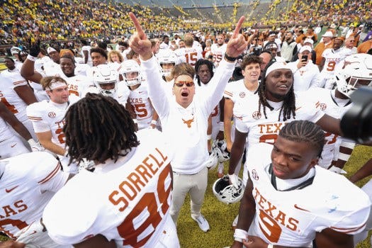 No. 3 Texas routs No. 10 Michigan 31-12 at the Big House