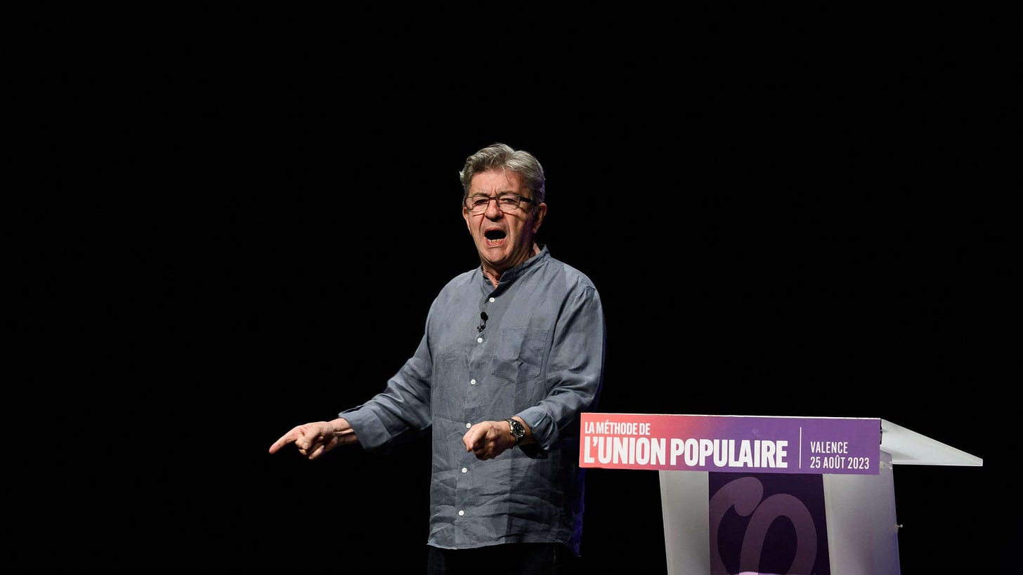 «La déclaration de Jean-Luc Mélenchon s'inscrit dans un cadre idéologique mortifère qui gagne en popularité, des amphithéâtres à l'espace médiatique.»