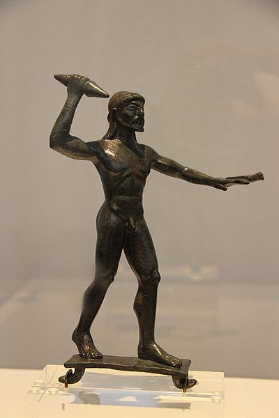 File:Ancient Greece Bronze Statue of Zeus? (28493362195).jpg