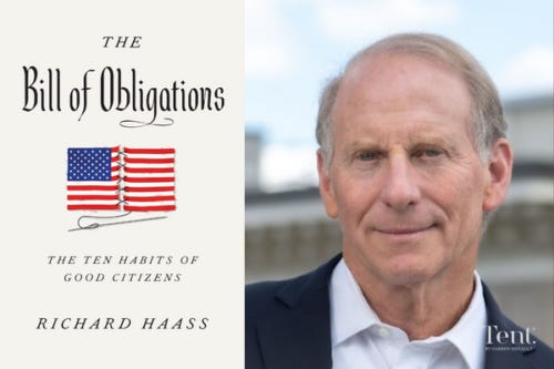 Book Signing: Richard Haass, THE BILL OF OBLIGATIONS @ Tent – Hudson Valley  One Calendar