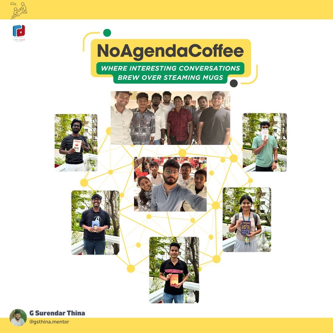 NoAgendaCoffee - No Agenda Coffee - where interesting conversations brew over steaming mugs