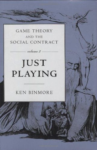 9780262024440: Game Theory and the Social Contract, Vol. 2: Just Playing (Economic Learning and Social Evolution) (Economic Learning and Social Evolution Series)