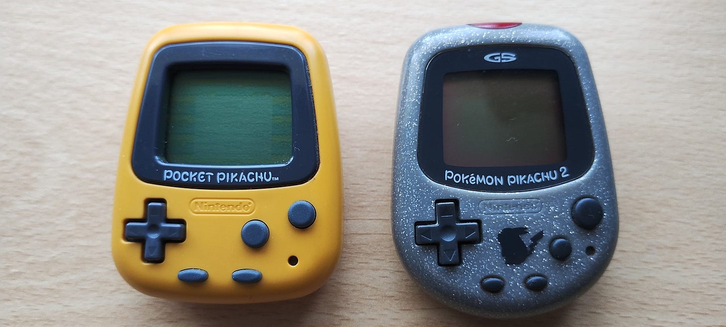 Pocket Pikachus (Japanese original, and Second Color)