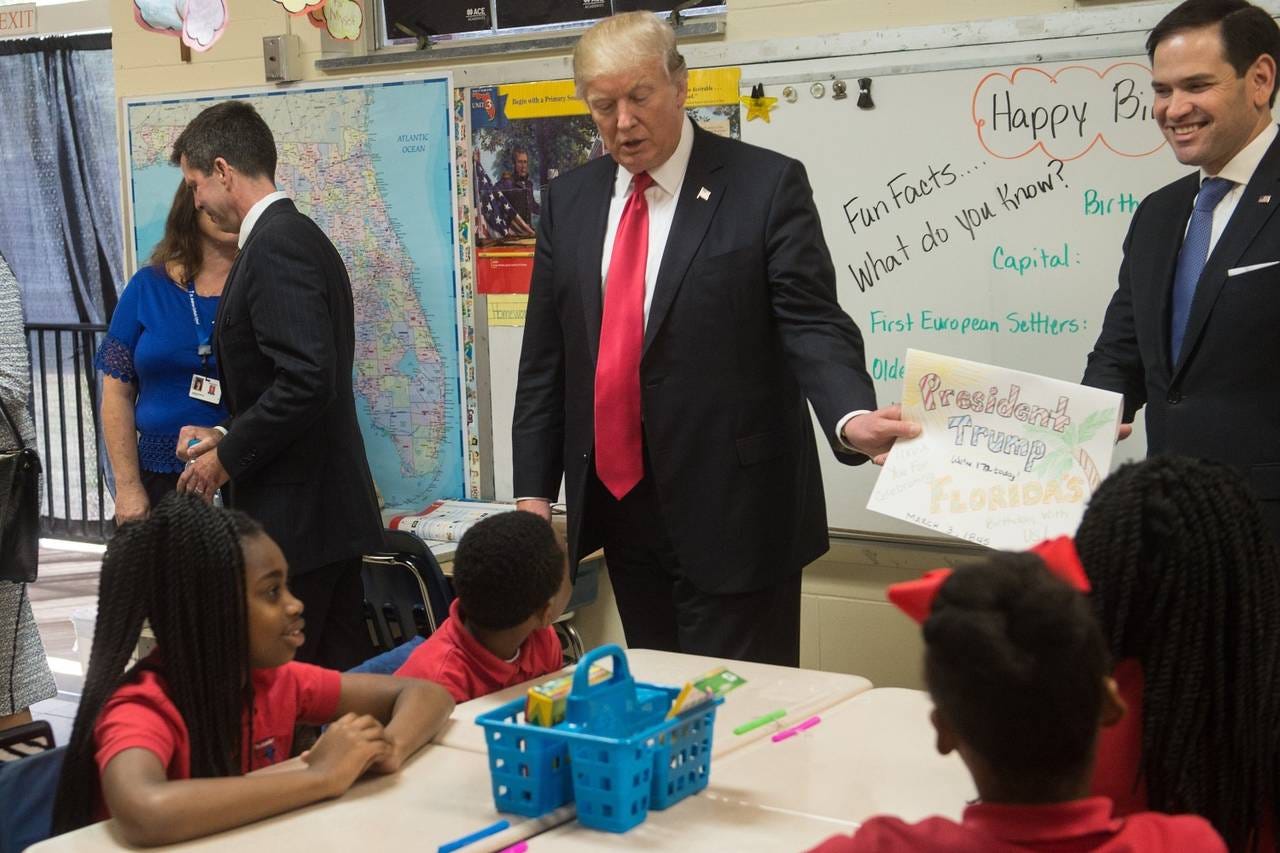 Donald Trump Highlights Support for School Choice in Orlando Trip - WSJ