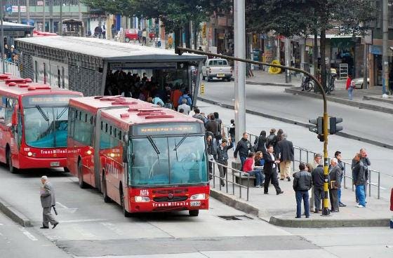 Cierre sobre la Troncal de TransMilenio en la avenida Caracas |  Bogota.gov.co