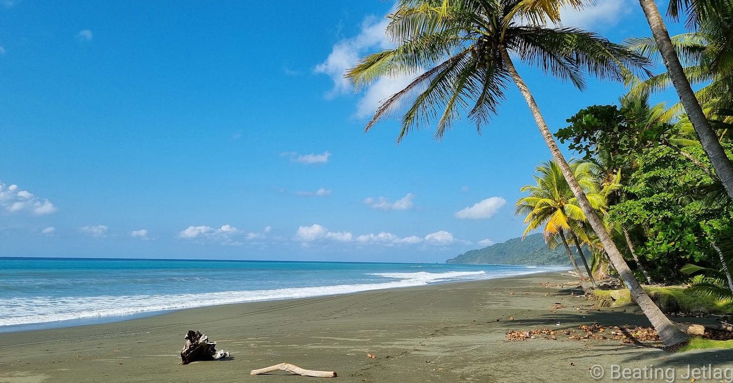 A beach in Corcovado National Park, Osa Peninsula, Costa Rica