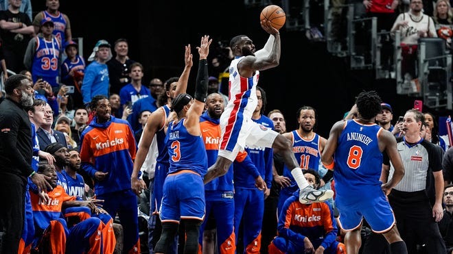 Were Pistons robbed of foul on Tim Hardaway shot vs Knicks in Game 4? Were Pistons robbed of foul on Tim Hardaway shot vs Knicks in Game 4?