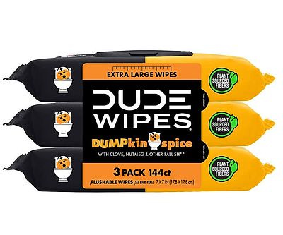 Dumpkin spice dude wipes 3 pack