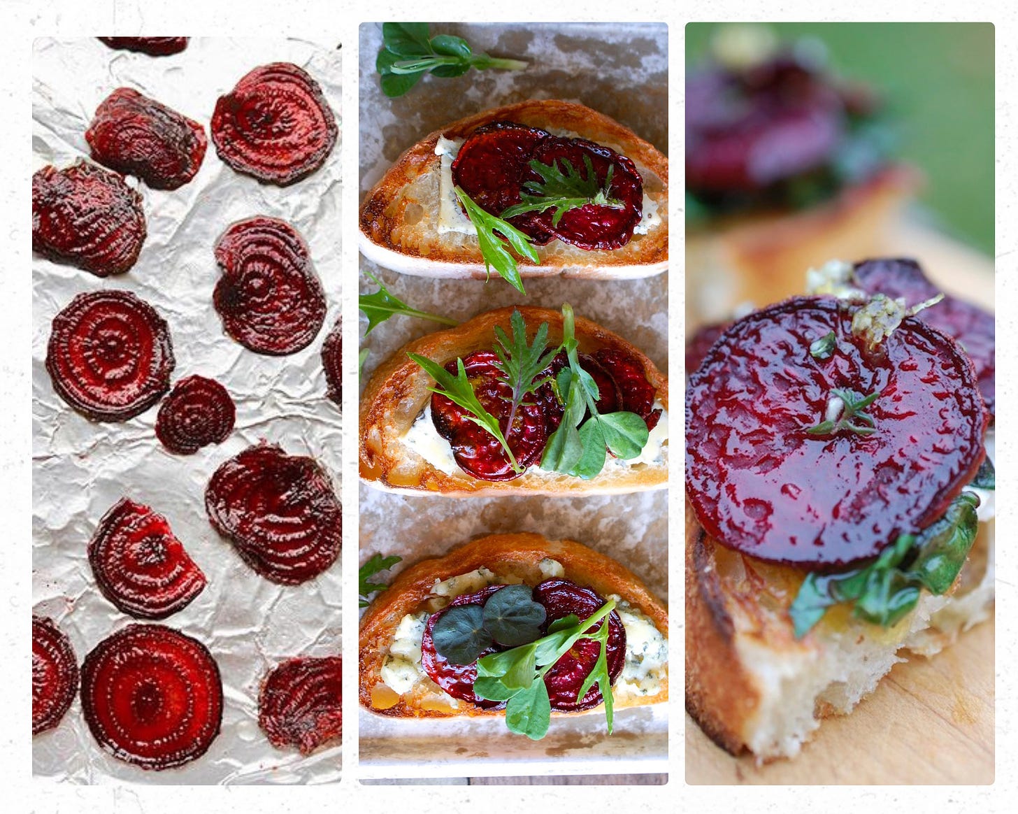 Quick-Roasted Beet Slices, Cook the Vineyard