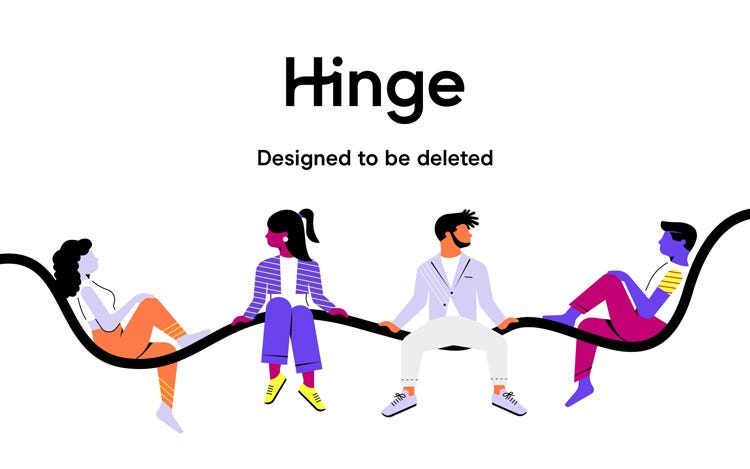 Hinge redesigns to get people to delete their dating apps - Design Week