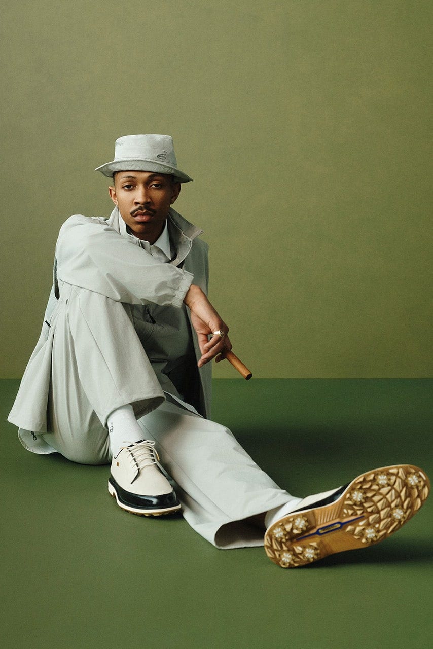 aime leon dore golf collection 2025 first look price availability buy guide polo t shirt jacket hat headcover pants vest pullover shorts cordura pleated