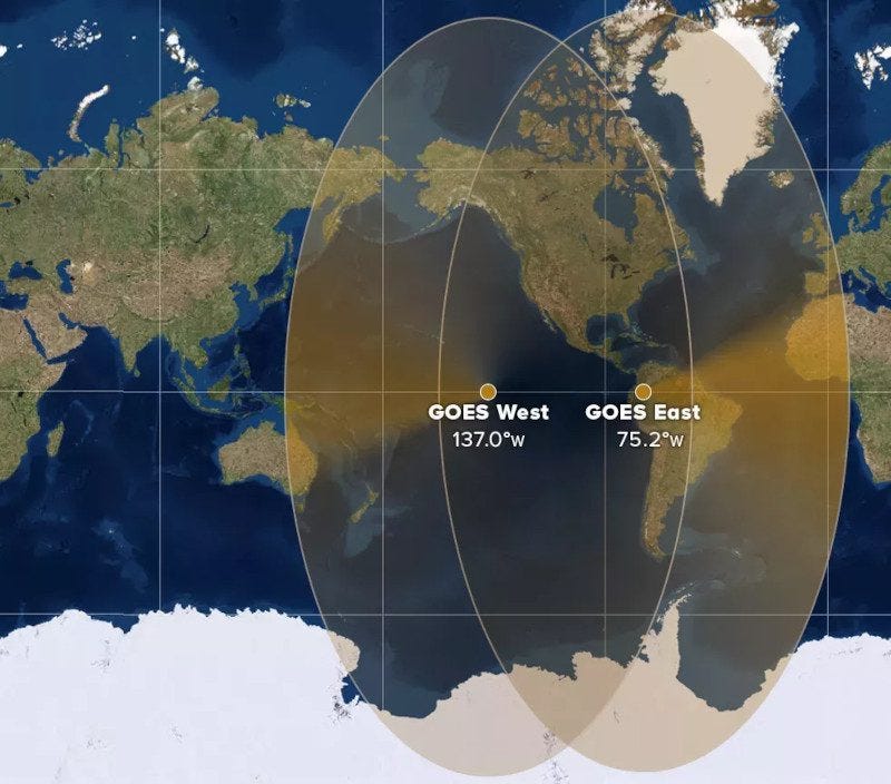 GOES Satellite Coverage