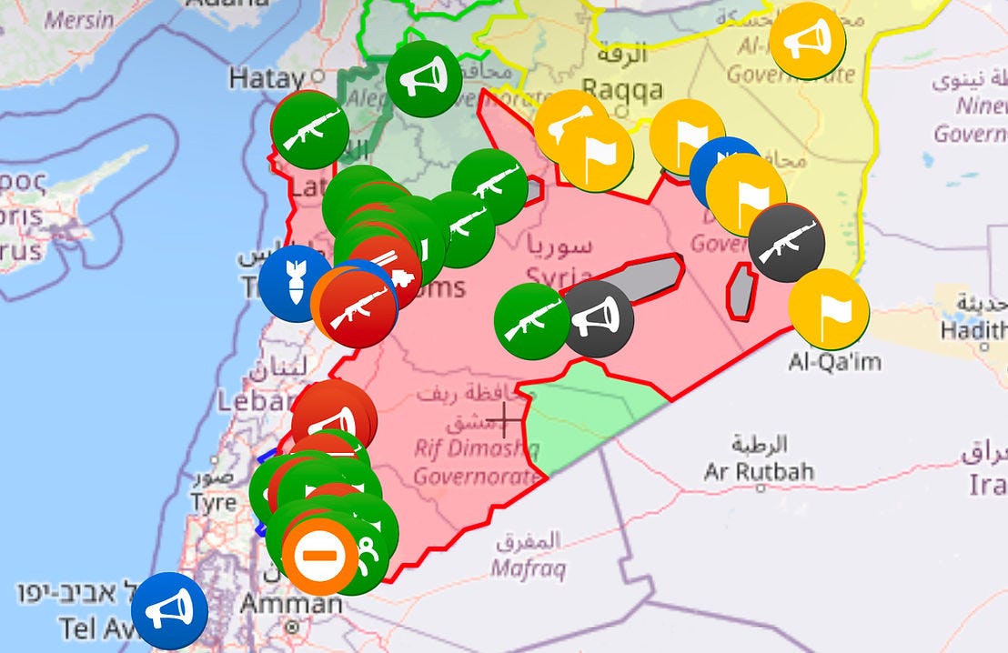 Syria rebels taking over the city of Hama