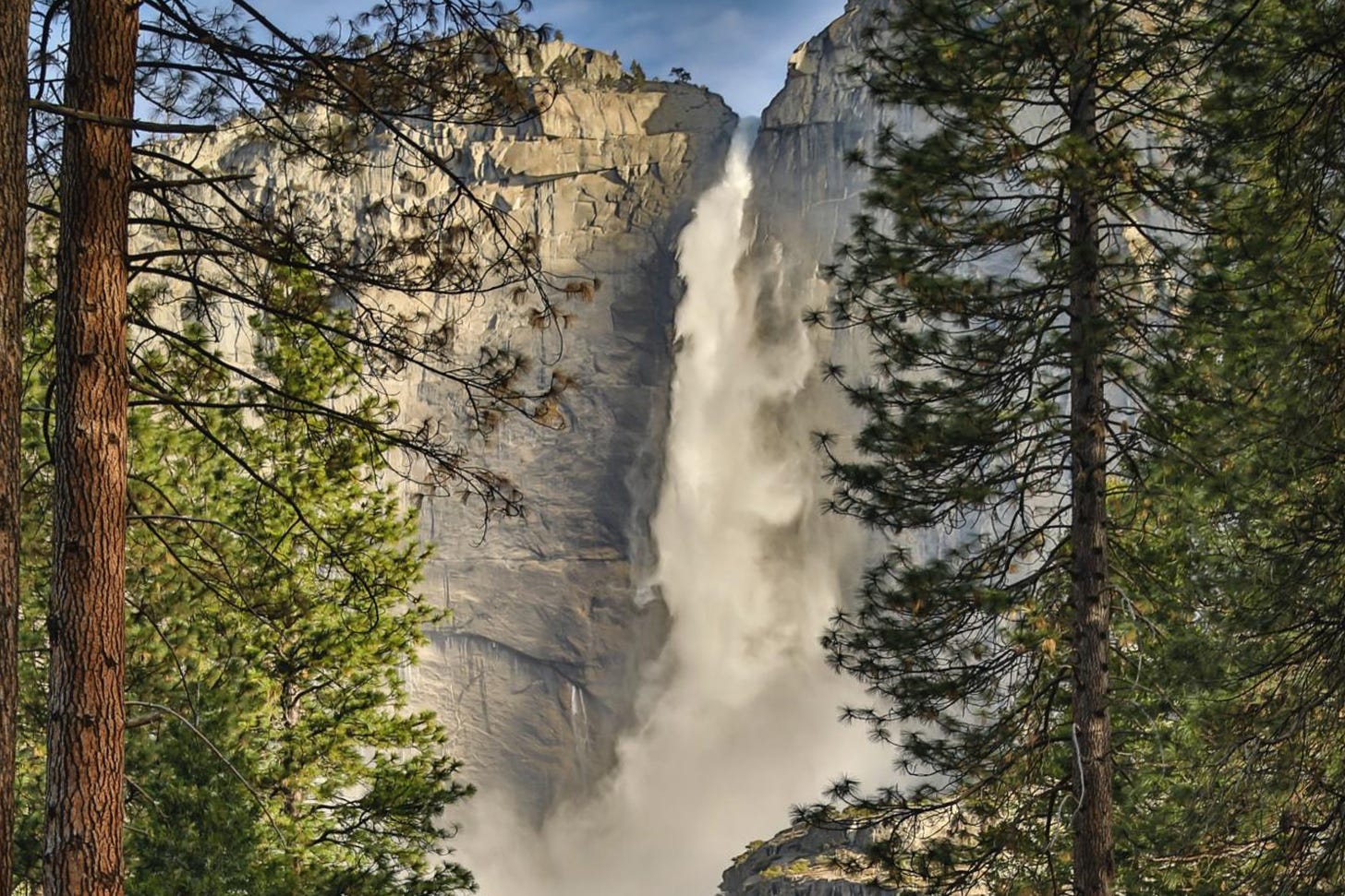 Upper Yosemite Falls at Yosemite National Park.