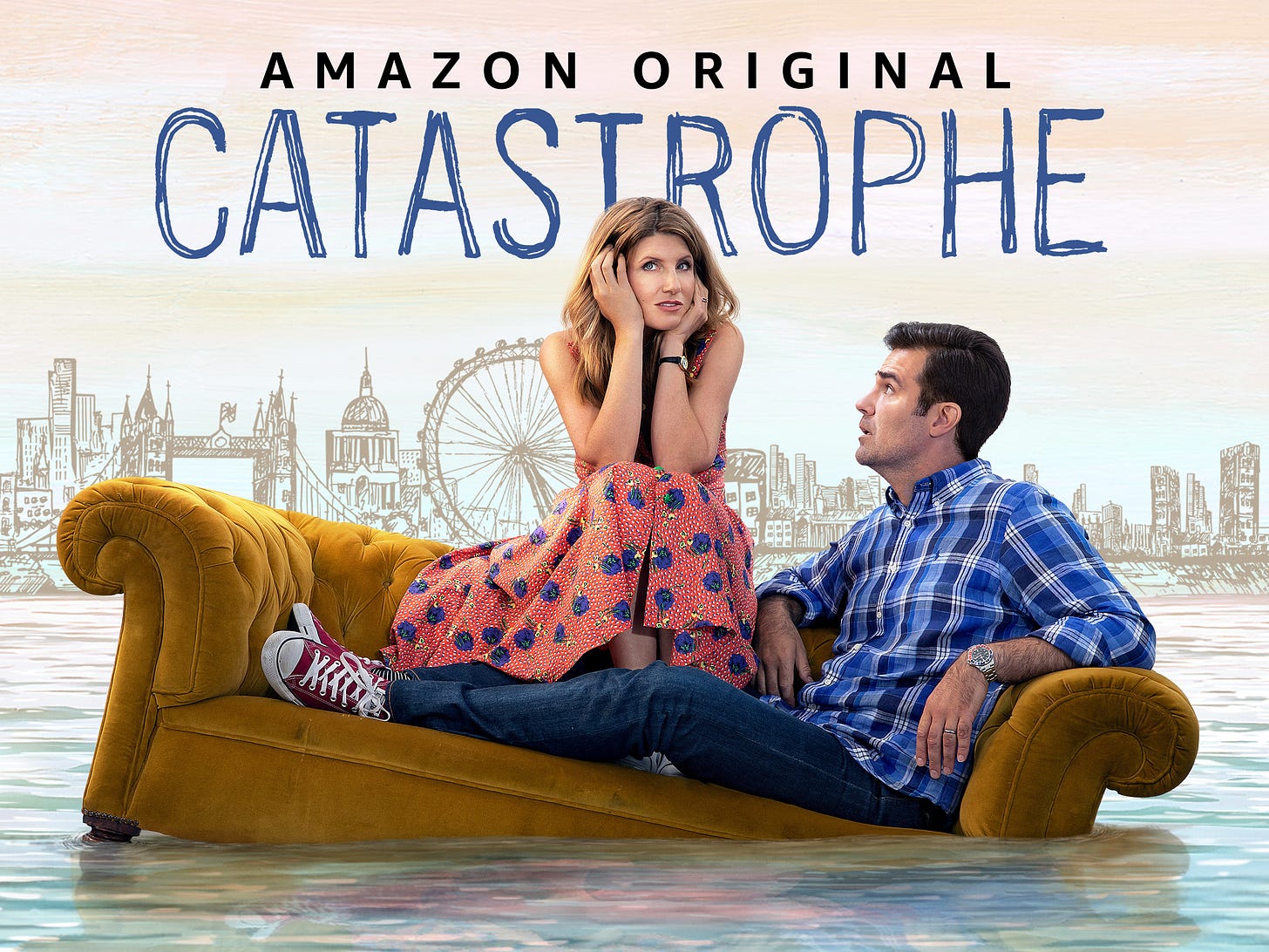 Catastrophe Review on Prime Video | Double Take TV Newsletter | Jess Spoll