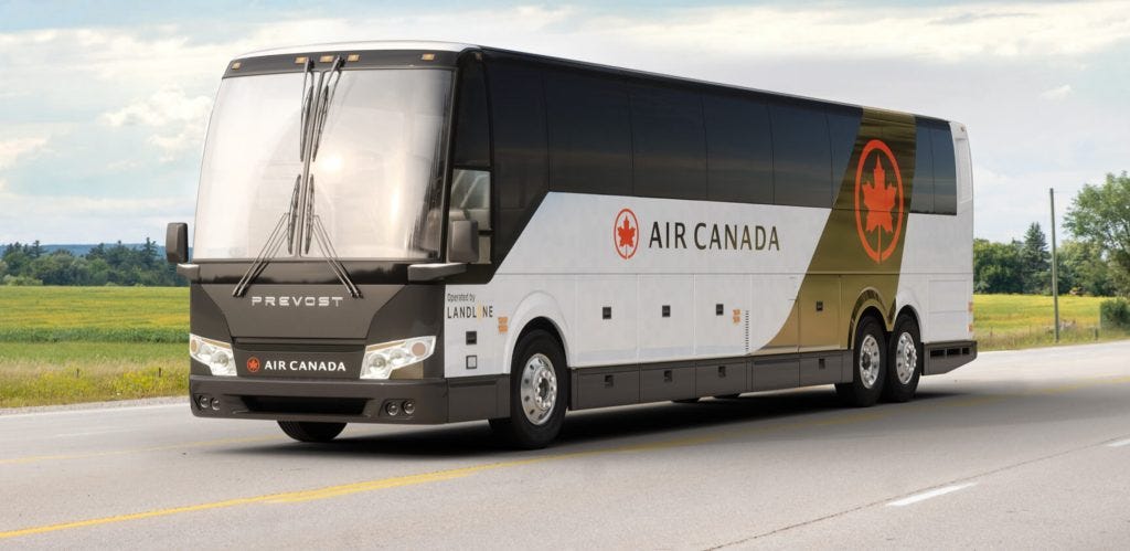 Air Canada Launches Regional Bus Connections | AirlineGeeks.com