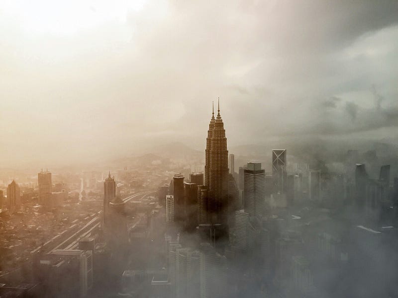 Stormy city Stormy city