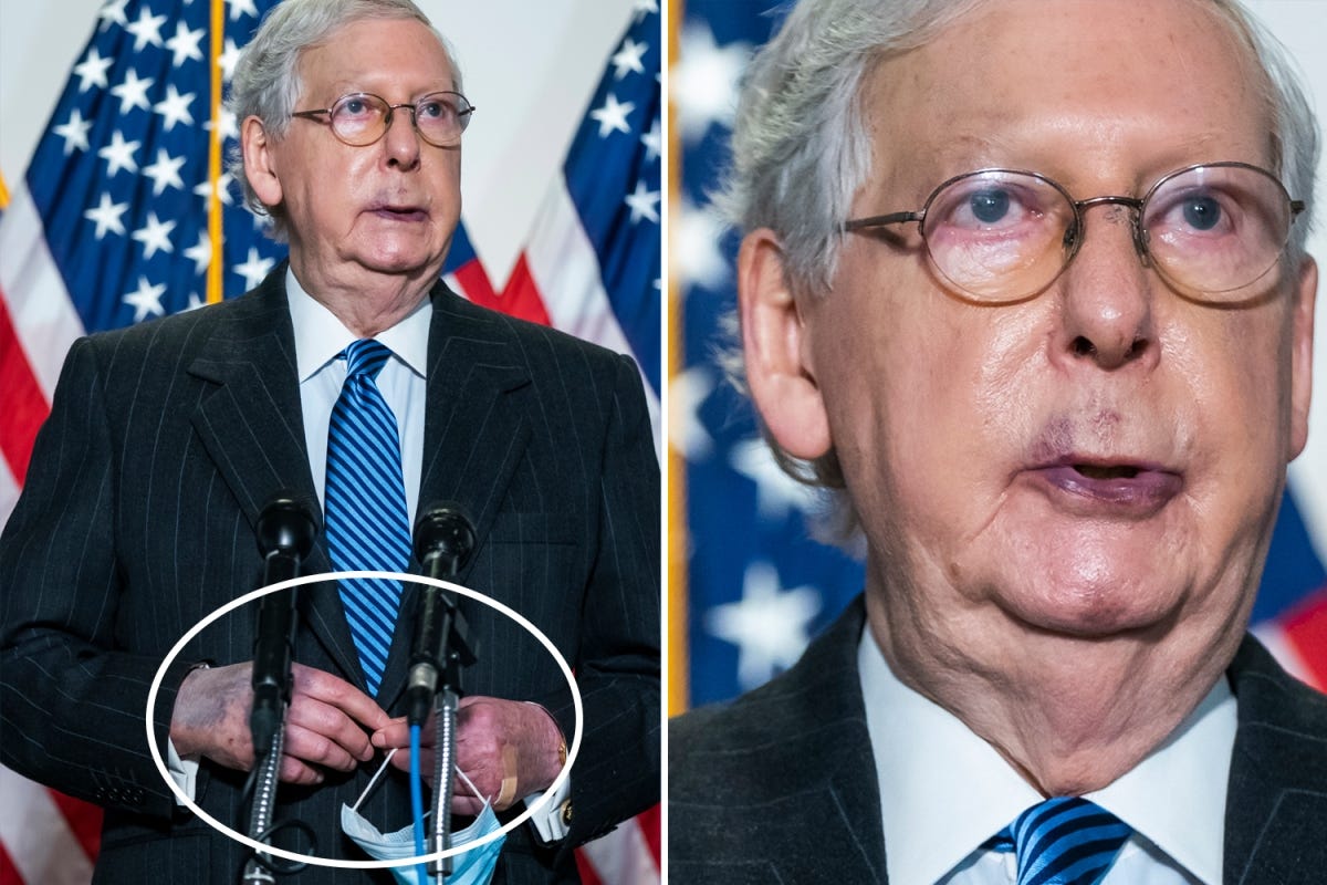 Mitch McConnell denies he's suffering from health problems after ...