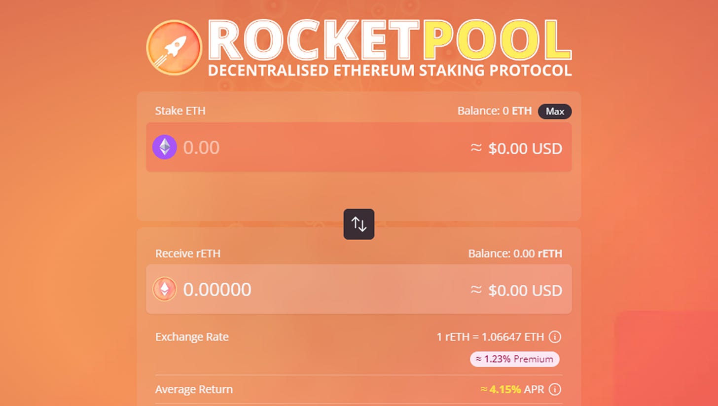 Staking ETH with Rocket Pool just got a whole lot easier! : r/rocketpool