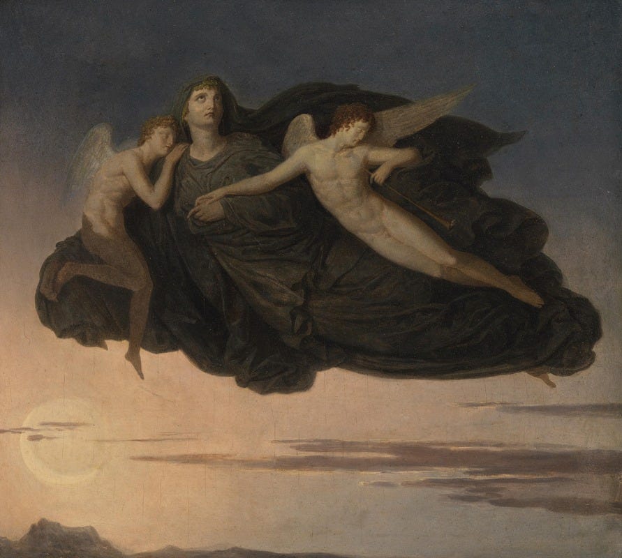 Simon Petrus Klotz - The night with her children sleep and death