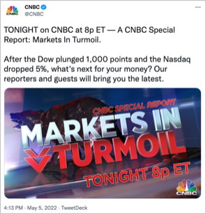 CNBC's "Markets in Turmoil"