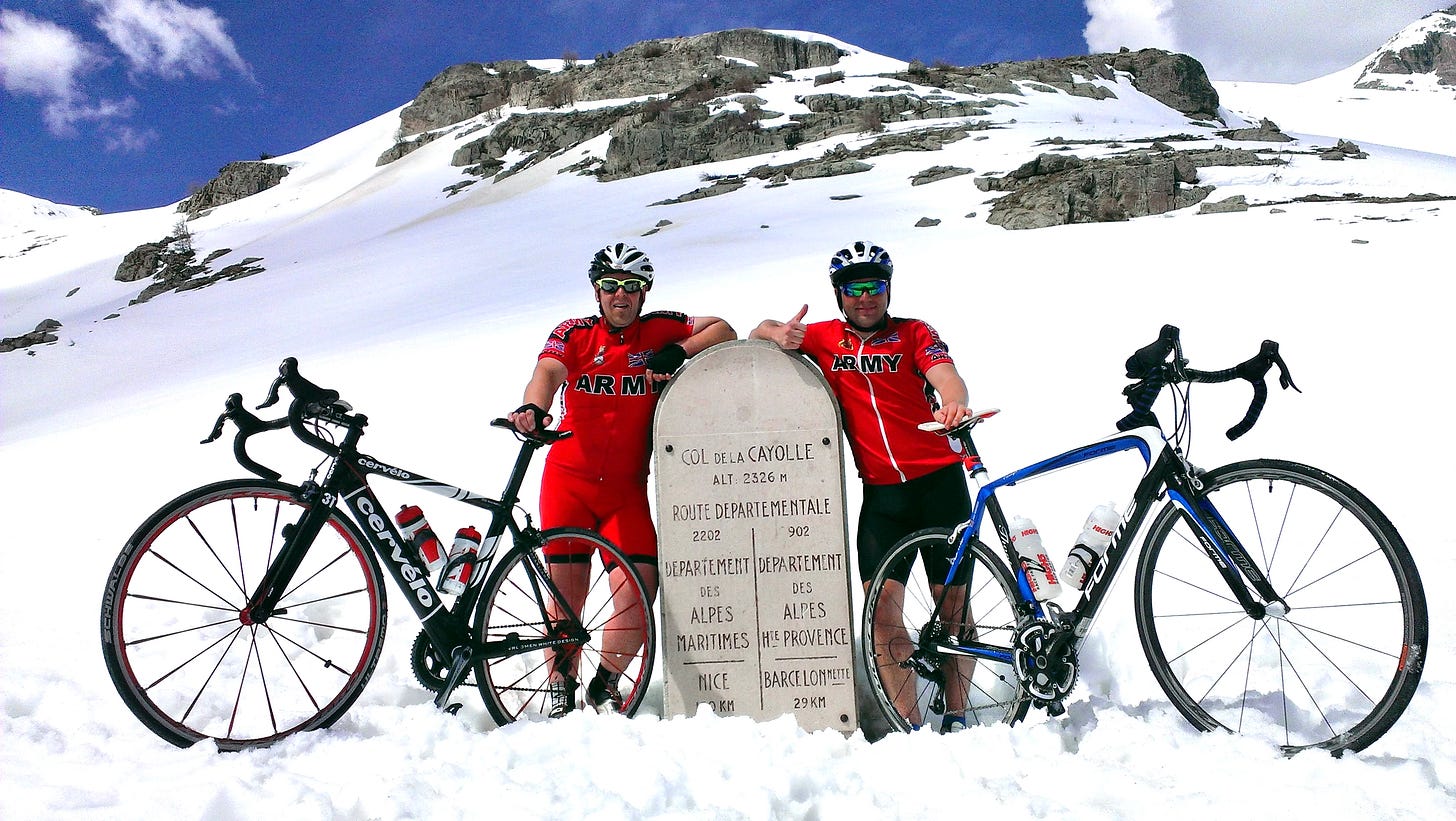 cycling in the alps